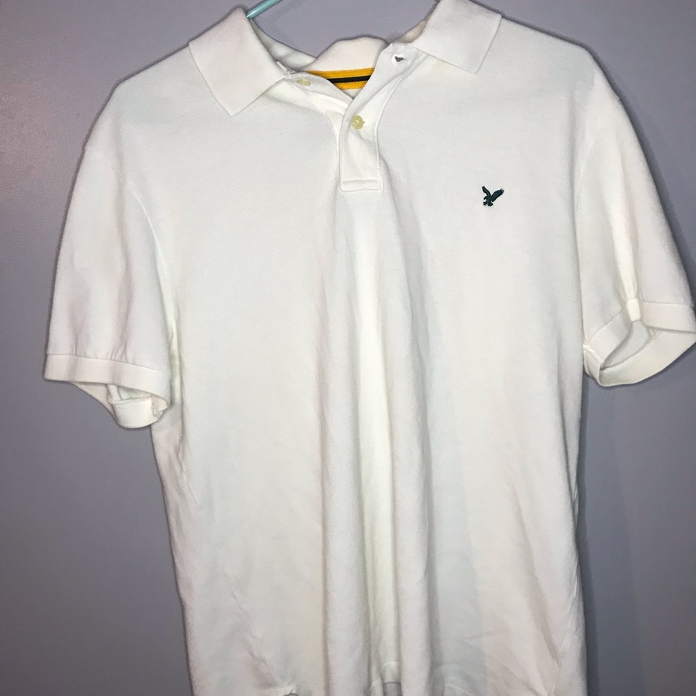 American Eagle Polo Shirt (white)